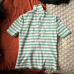 70s vintage short sleeve turtleneck